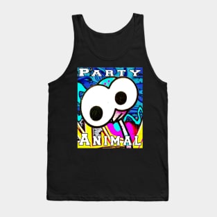 party Animal Emu Graffiti Art 7 Tank Top